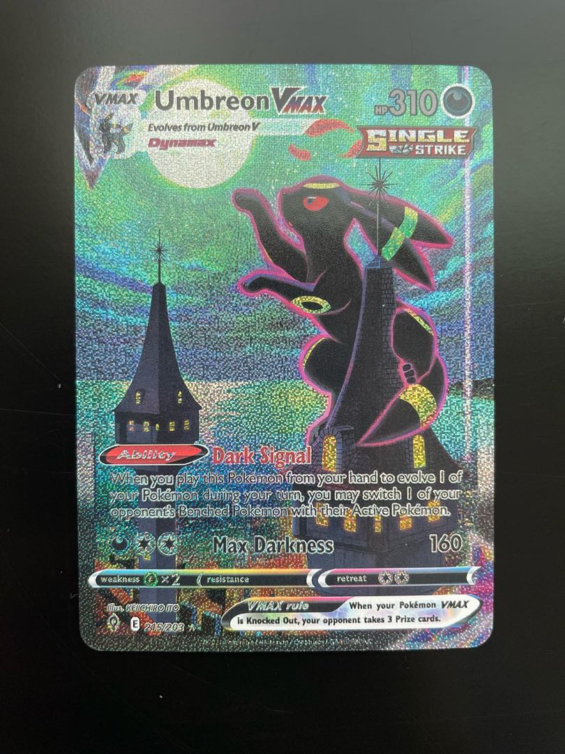 ポケモンカード 海外版 ブラッキー VMAX 美品 1枚の通販 1966382906