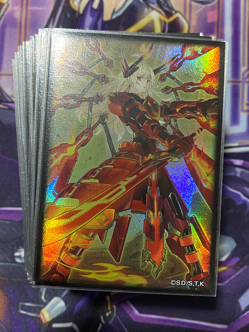 遊戯王 閃刀姫 デッキ 大会構築 新規入り カガリ スリーブ装着(3重