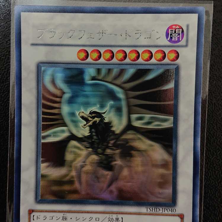 ブラックフェザー・ドラゴン ホログラフィックレア JP040 1枚の通販
