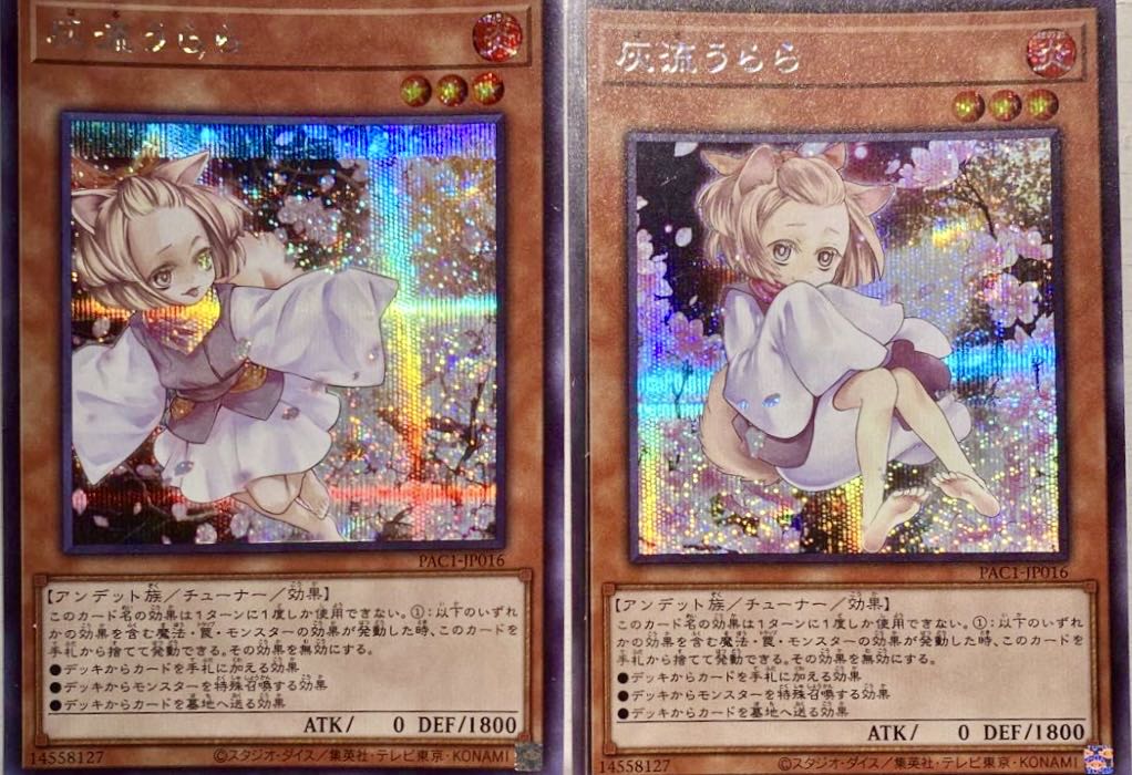 灰流うらら シークレットレア 2枚セット はるうらら 既存絵 絵違い