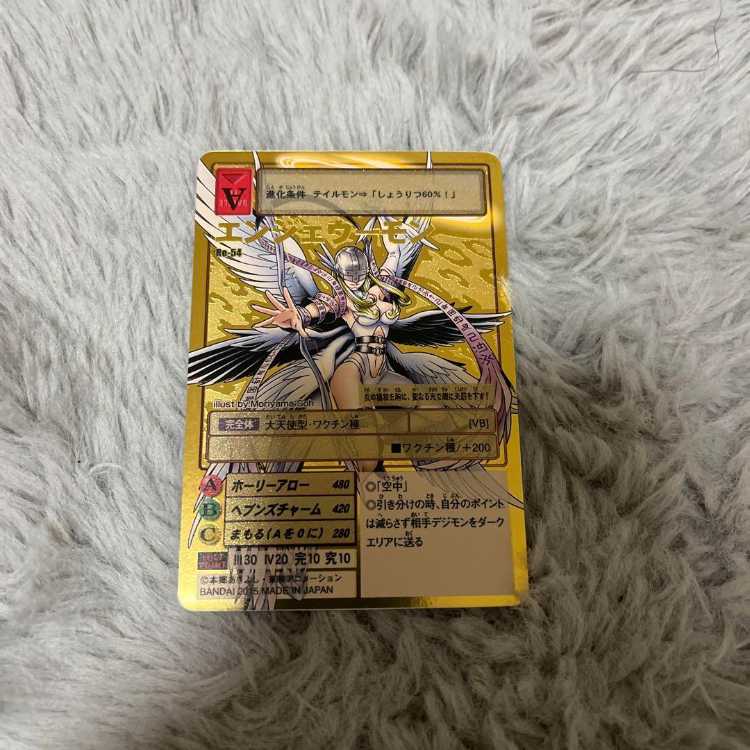 トレカ 旧デジモンカードゲーム Re-54 エンジェウーモン ゴールド