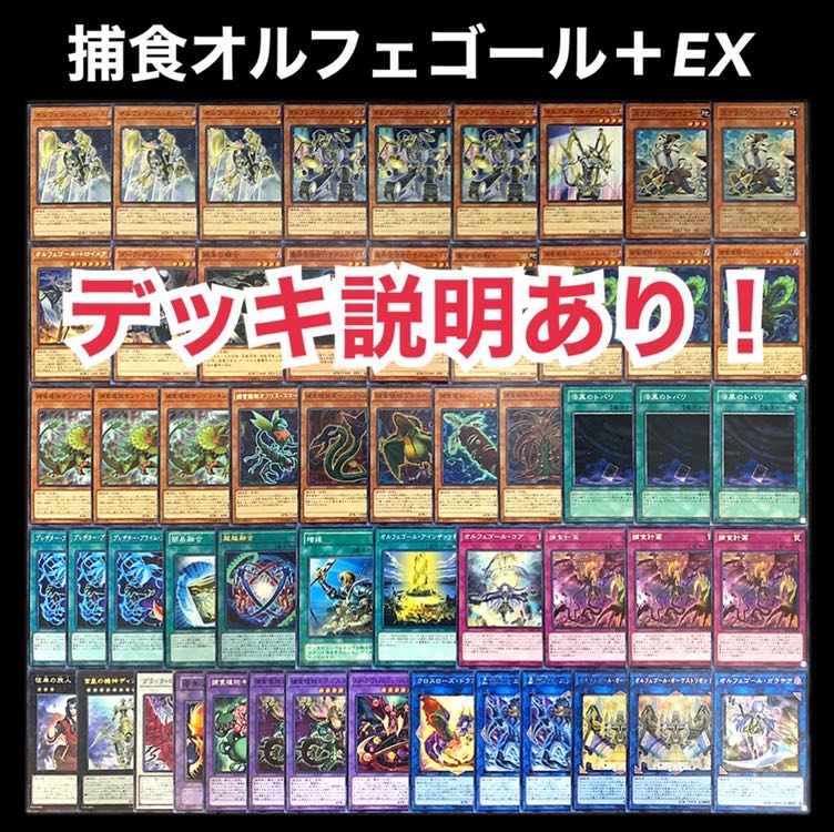 遊戯王 捕食 オルフェゴール デッキ 1枚の通販 添乗員〜遊戯王デッキ
