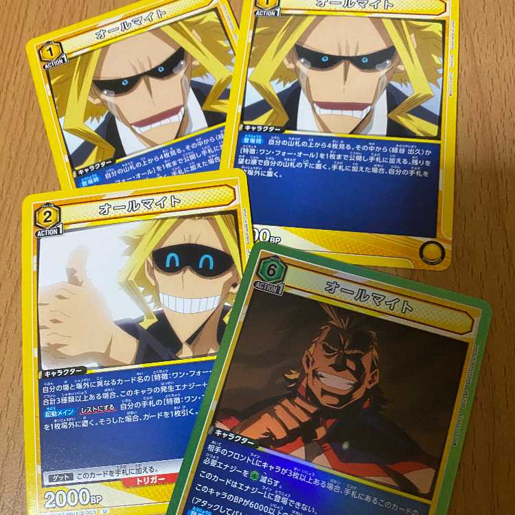 ヒロアカ TCG オールマイト プロモ 一枚300円 ヒロアカ TCG オール