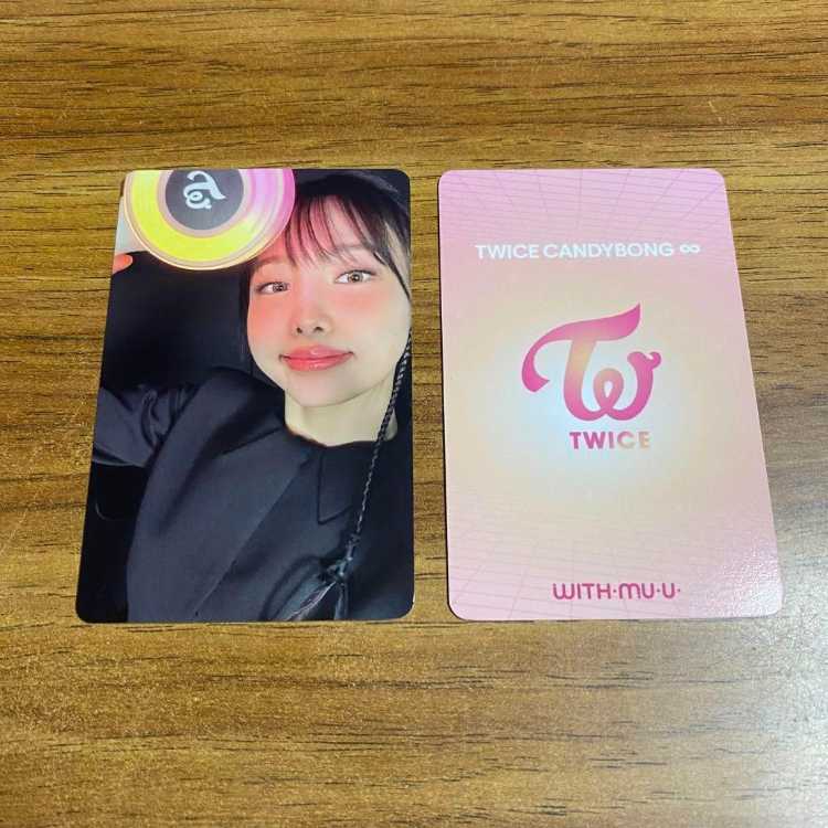 TWICE トゥワイス WITH-MUU公式特典トレカ ナヨン 1枚 (New