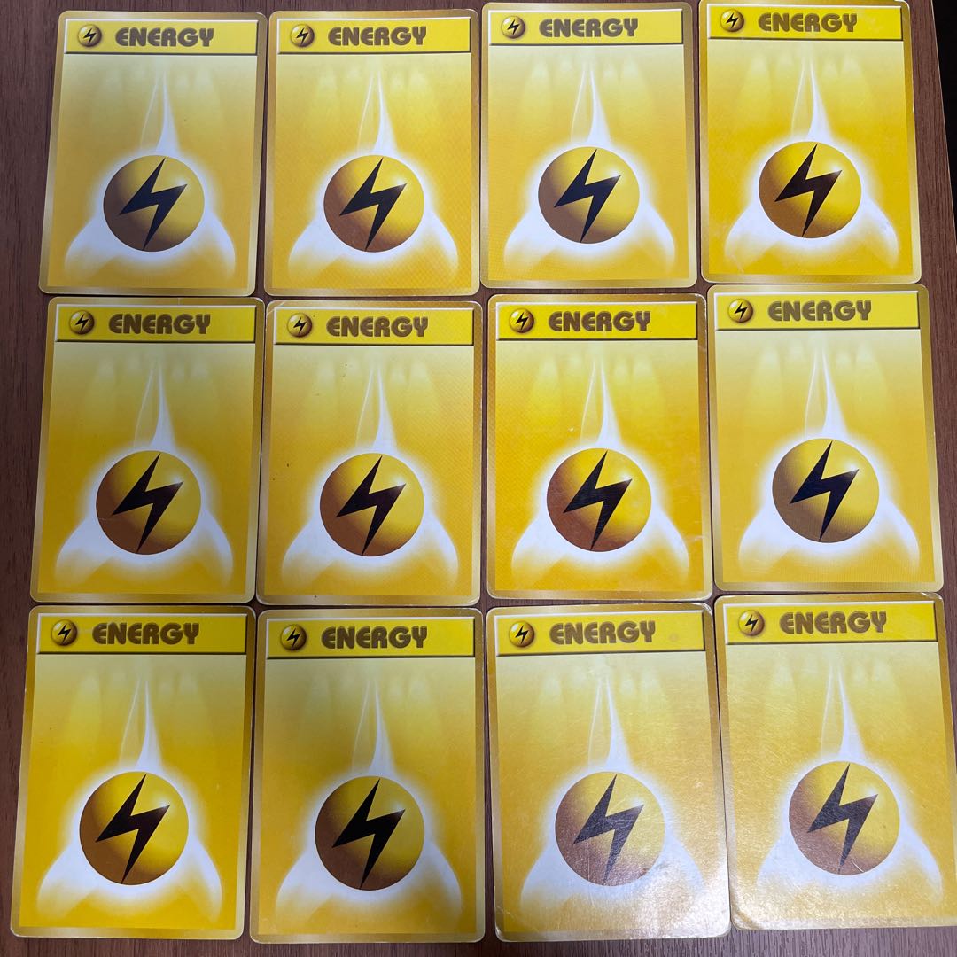 ◯ポケモンカード◯雷エネルギー◯旧裏 12枚 12枚の通販 もっちー
