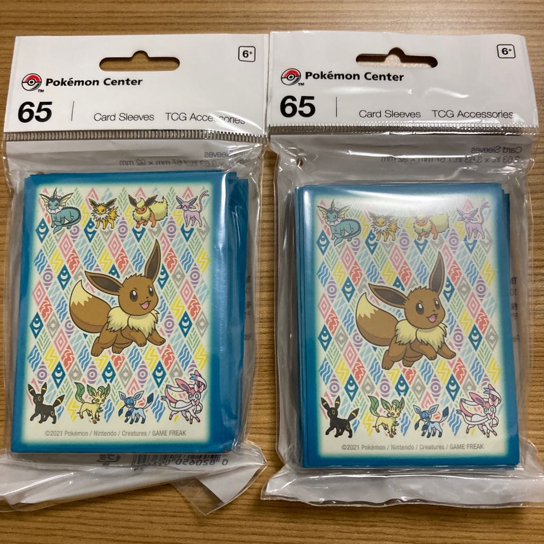 wcs2023 横浜 デッキシールド スリーブ 2個 イーブイ ブイズ 1枚の通販