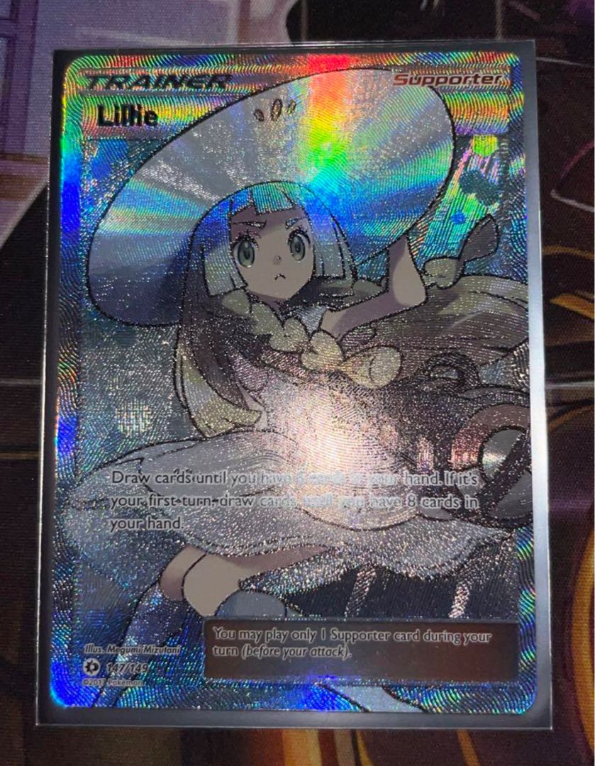 ポケカ 帽子リーリエ 英語版 海外版 リーリエ ポケモンカード 1枚の