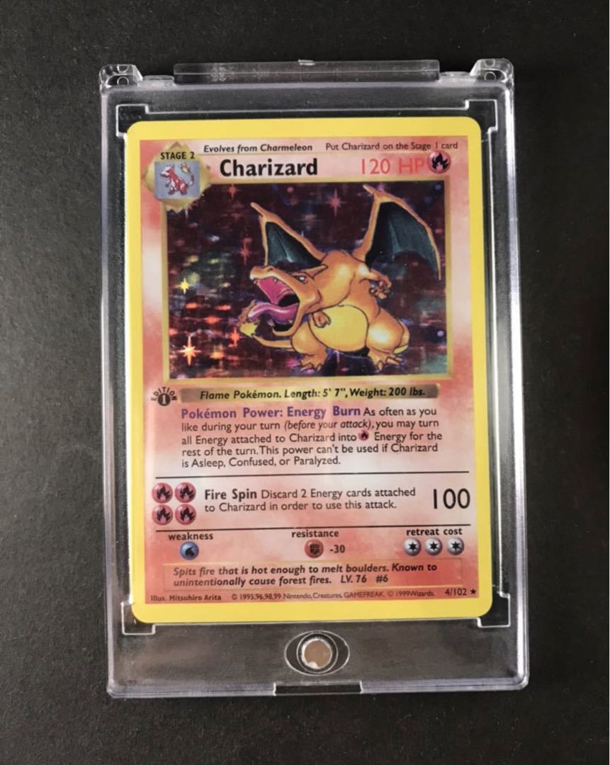ポケモンカード Shadowless Charizard リザードン pokemon card Base