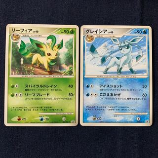 ポケモンカード リーフィア グレイシア プロモ 1枚の通販 わたあめ