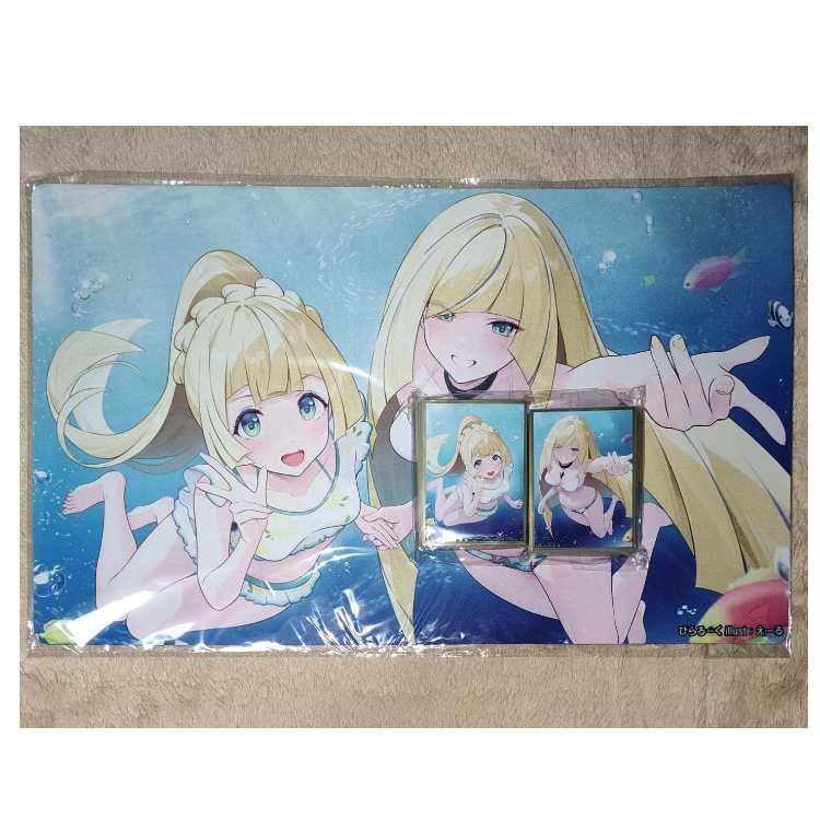 1/1 C103 ぴらるーく えーる リーリエ & ルザミーネ プレイマット +