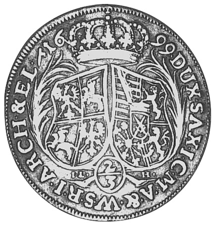 German States SAXONY-ALBERTINE 2/3 Thaler KM 685 Prices & Values | NGC