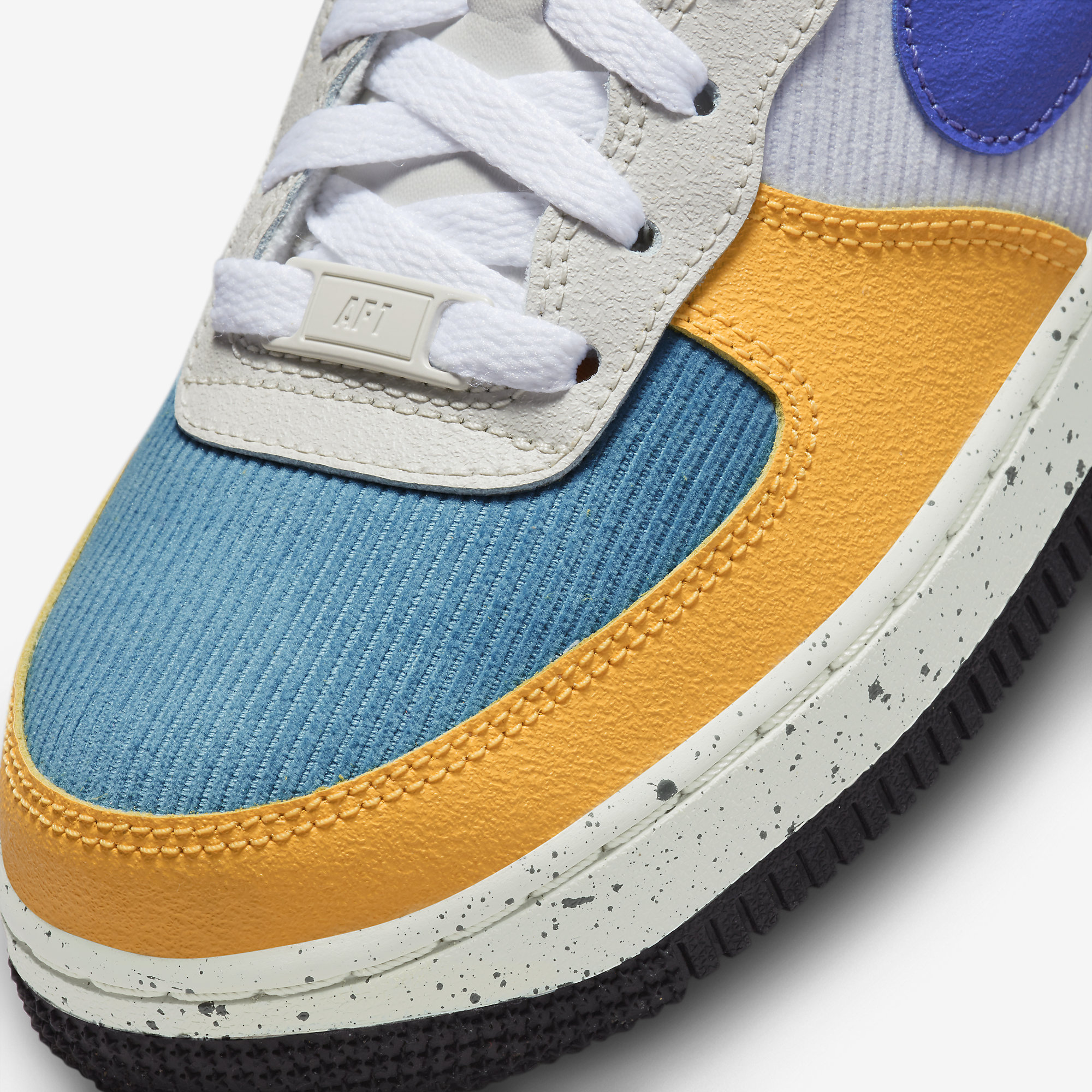 Nike Air Force 1 University Gold/Light Bone/Starfish/Lapis DO4657