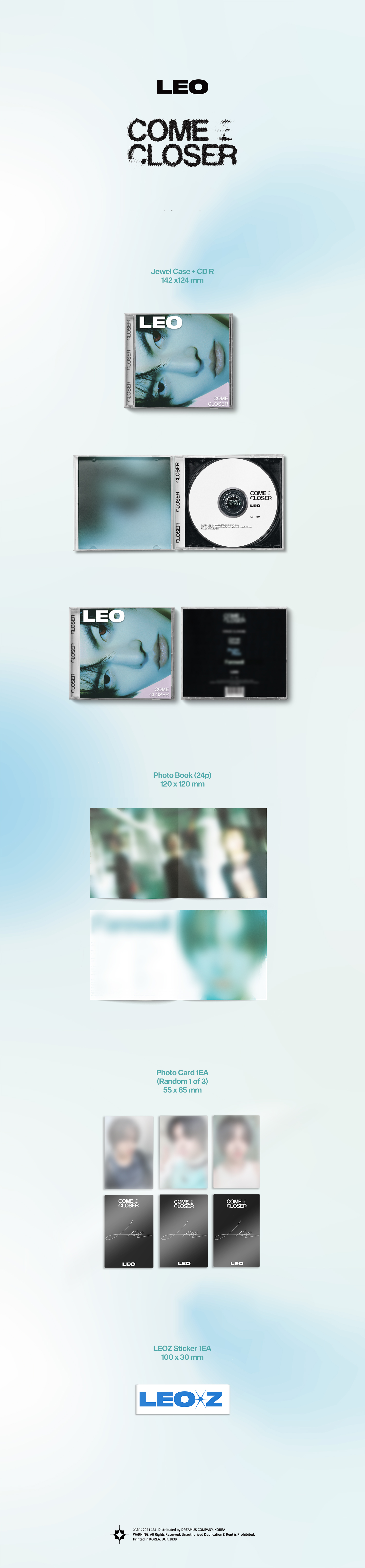 LEO - EP Album [COME CLOSER] - interAsia