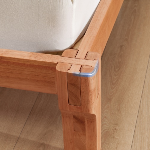 FlexiSpot Kana Japanese Joinery Bed with Headboard | Simple Design