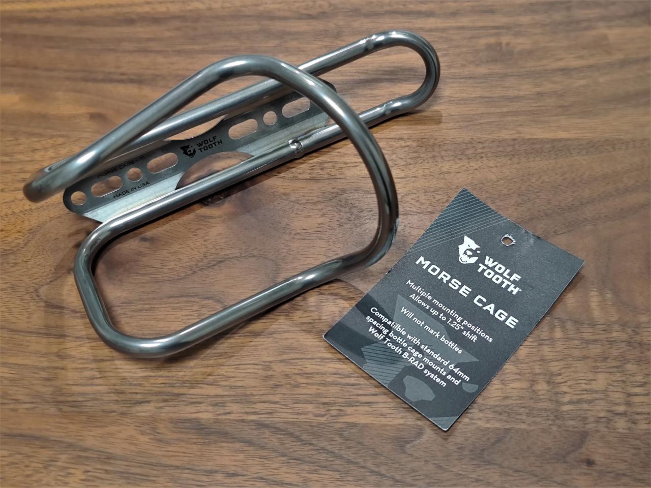 レビュー】ウルフトゥース モースケージ チタン ～位置を上下に調整