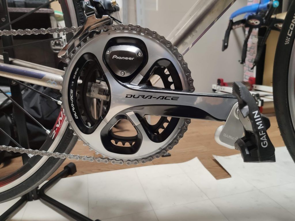 片側測定パワーメーターの精度検証 (パイオニア ペダリングモニタ編