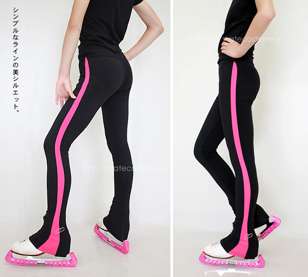 フィギュアスケートレギンス 練習着 ストライプ order-stleg-01