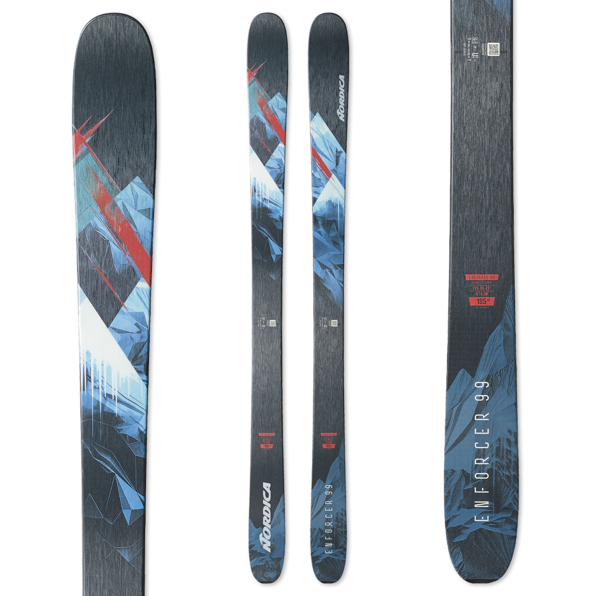 2026 Nordica Enforcer 99 + Marker Griffon 13 ID Bindings (Grey