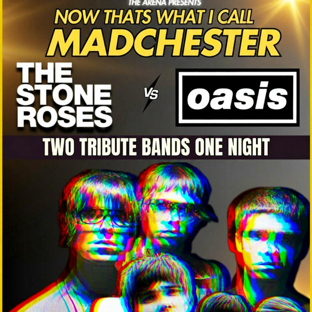 Tickets: Stone Roses Vs Oasis | The Arena Crewe Crewe Fri 10 April