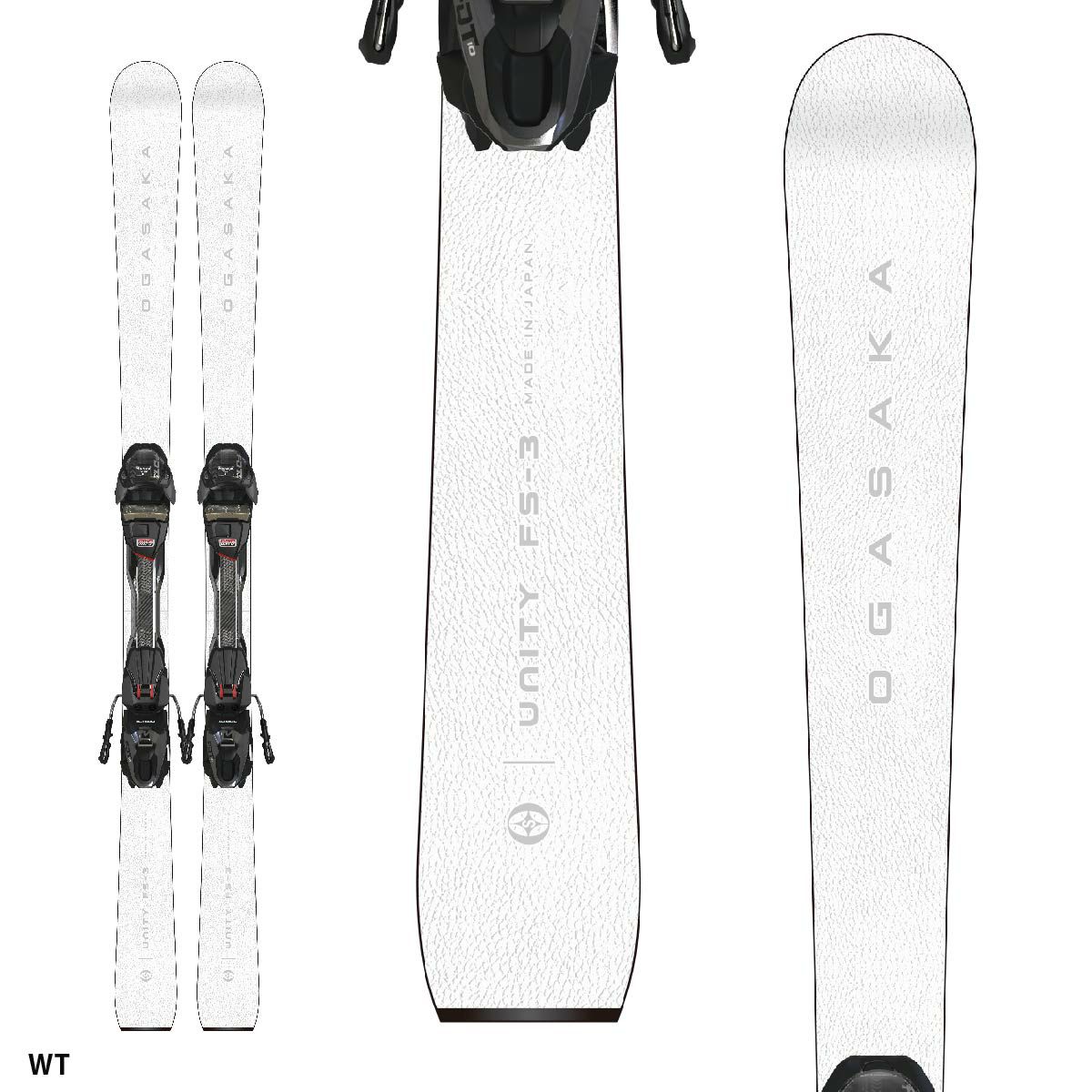 OGASAKA オガサカ スキー板 ＜2025＞ UNITY 〔ユニティ〕U-FS3 + FDT