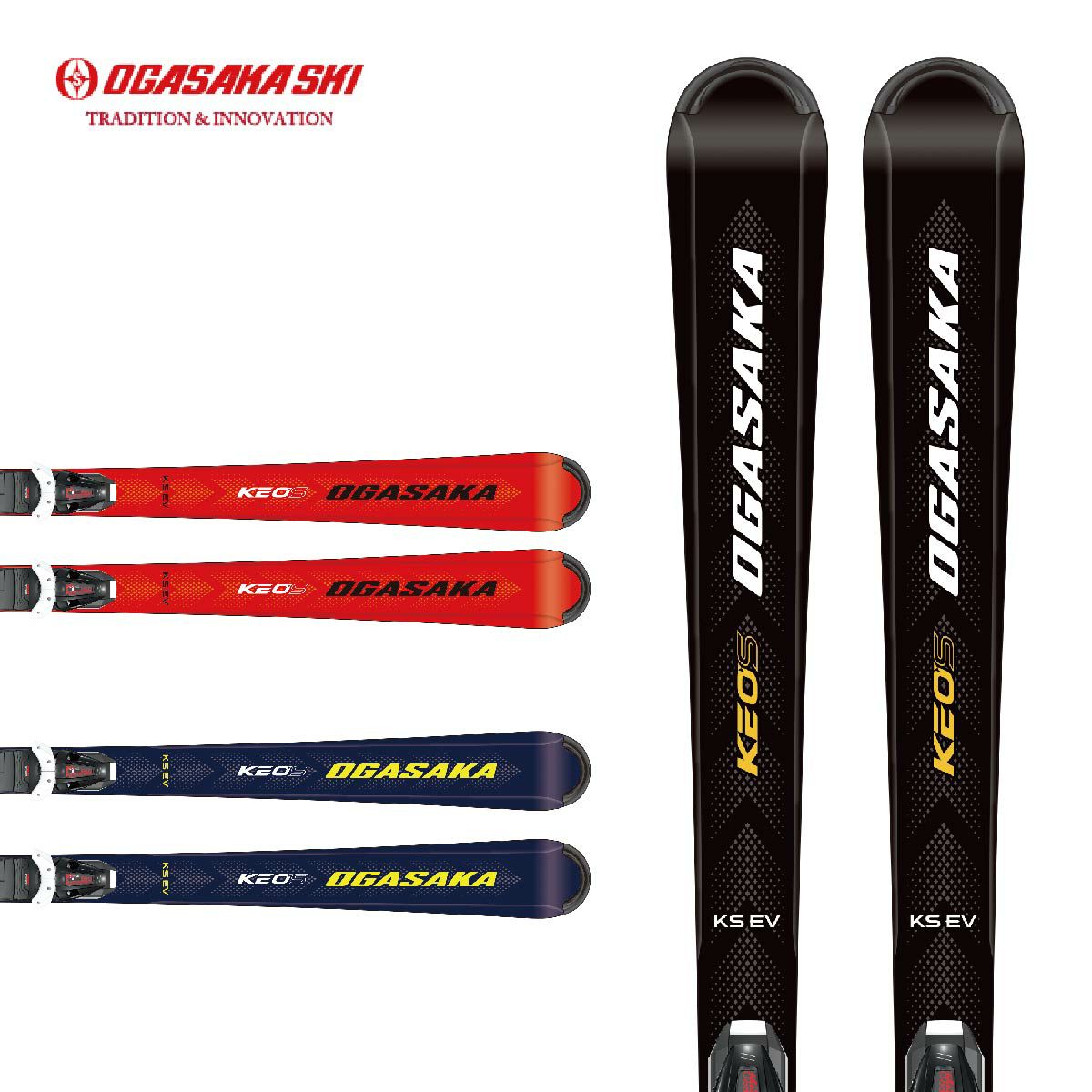 オガサカ スキー板 130 J1 ジュニア 【公式通販】