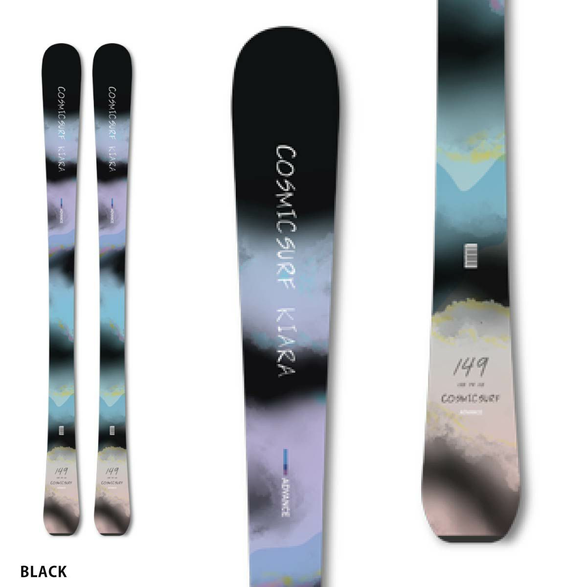 SWALLOW スワロー スキー板 レディース コスミックサーフ＜2025