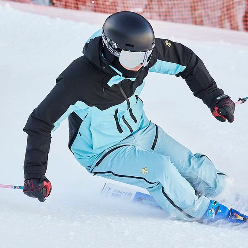 DWSSCENTEフラワープリントファーフードスキーウェアスノボウェア