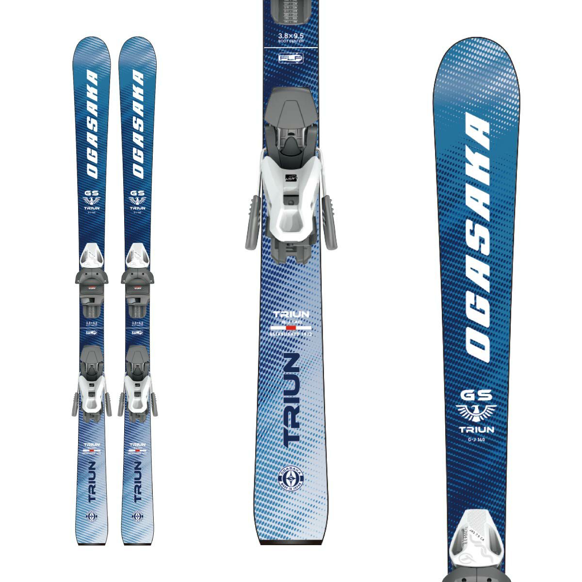 OGASAKA オガサカ スキー板 キッズ ジュニア 2025 TRIUN G.Junior +