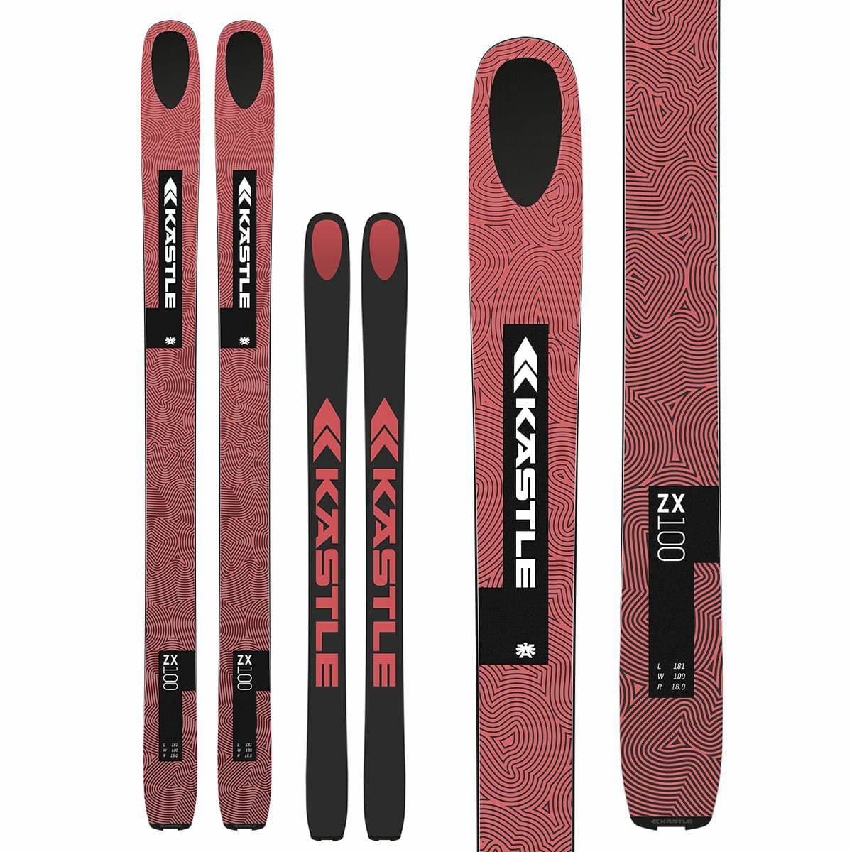 KASTLE ケスレー スキー板 メンズ レディース ＜2025＞ ZX 100 +