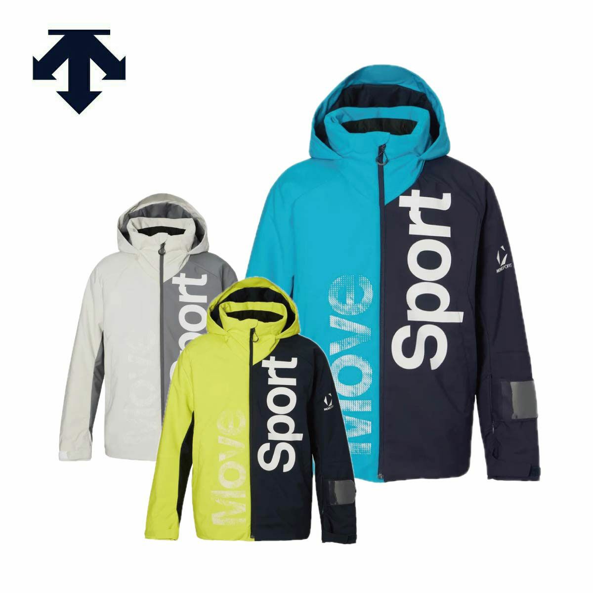 スキーウェア ミドルレイヤー デサント メンズ スキージャケット