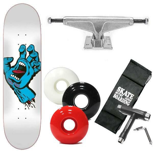 サンタクルーズ スケボー コンプリート スクリーミングハンド ブラック