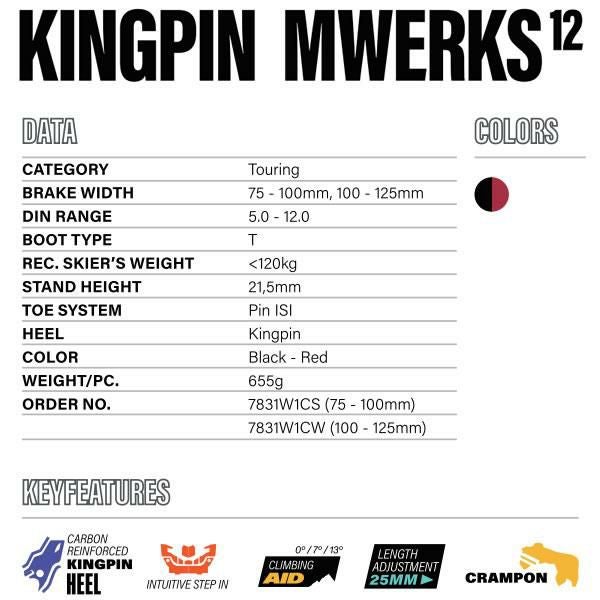 マーカー ビンディング KINGPIN MWERKS 12 キングピン Mワークス (25