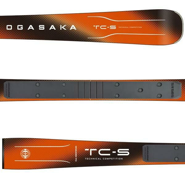 OGASAKA TC-ST 165cmスキー板 バインディング、プレート付き オガサカ