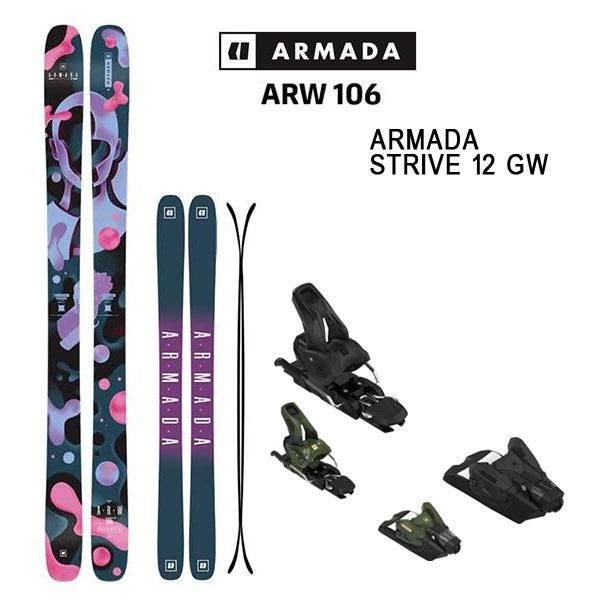 アルマダ スキー板 ARMADA ARV 112 CLEAN(黒) (25-26 2026) + 26