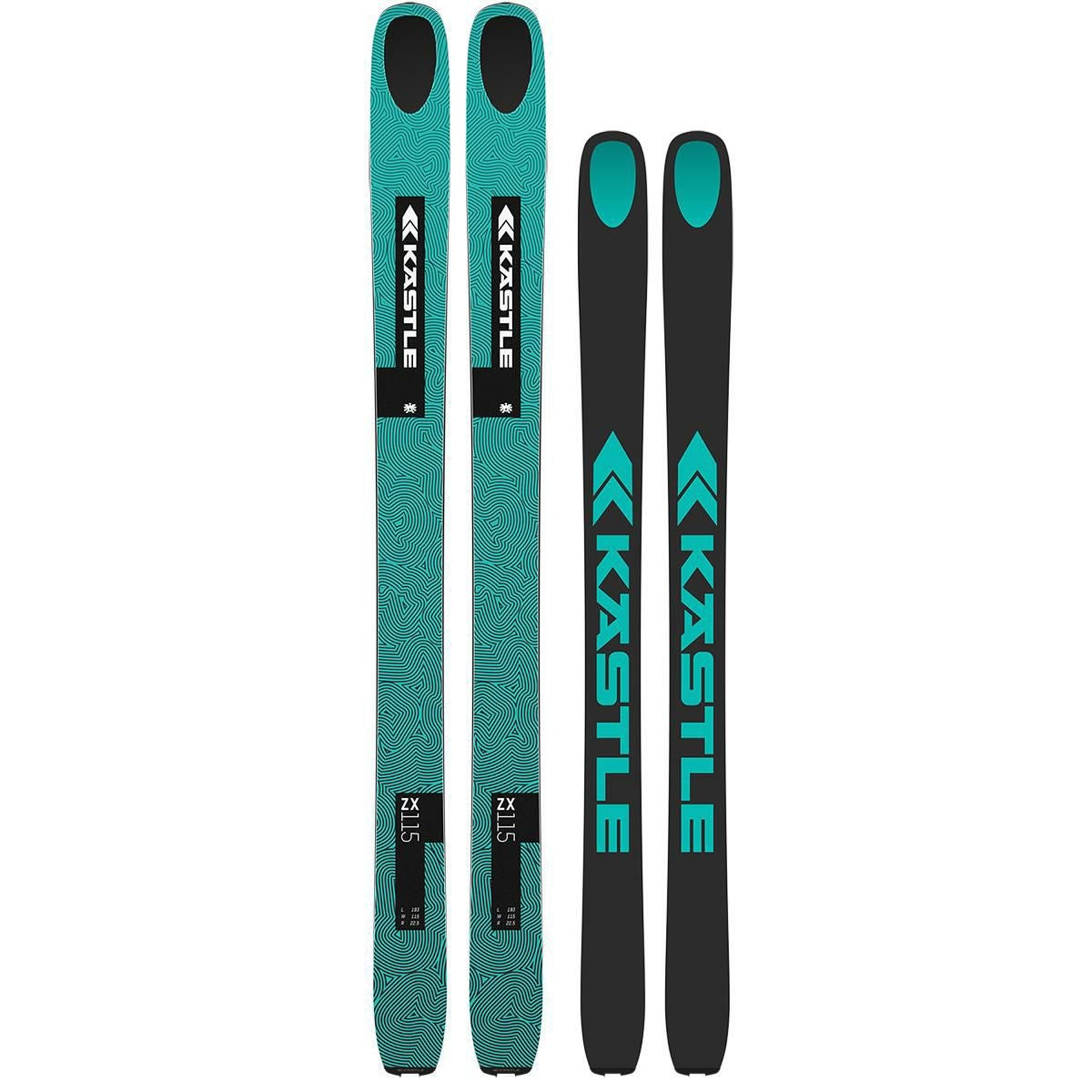 KASTLE フリーライドスキー ZX 115 (25-26 2026) + 26 サロモン STRIVE