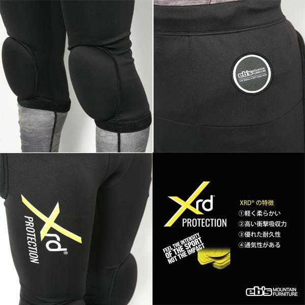 スノーボード プロテクター パンツ エビス ebs APPROACH PAD XRD