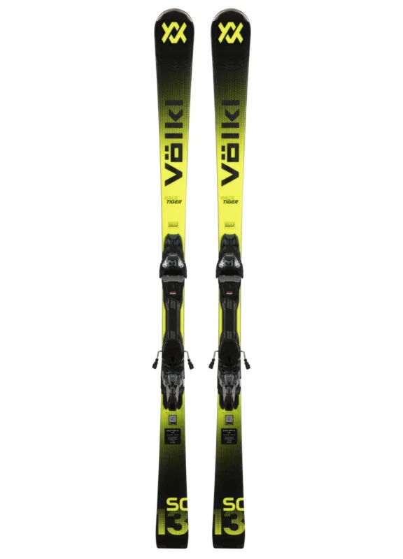 Volkl Racetiger SC - Black 2025 + vMotion 10