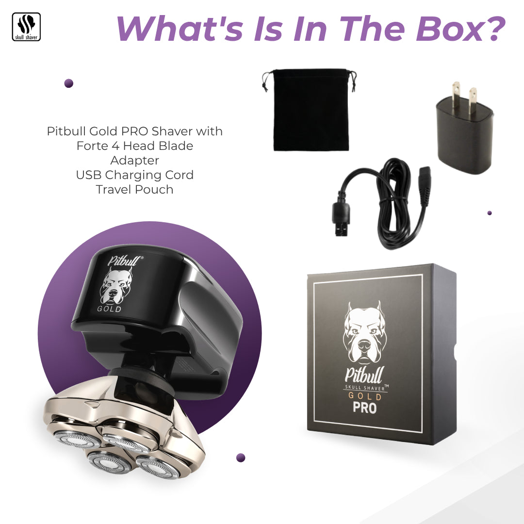 Pitbull Gold PRO Shaver | High-performance grooming for head & face |