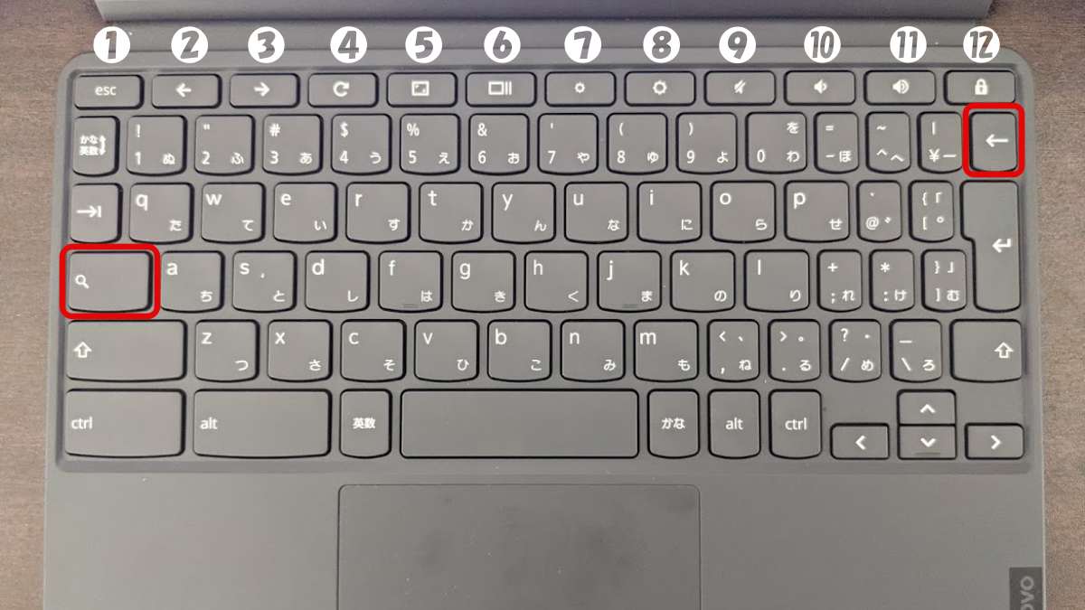 Chromebook の日本語キーボードとショートカット確認方法 | しょうもーど