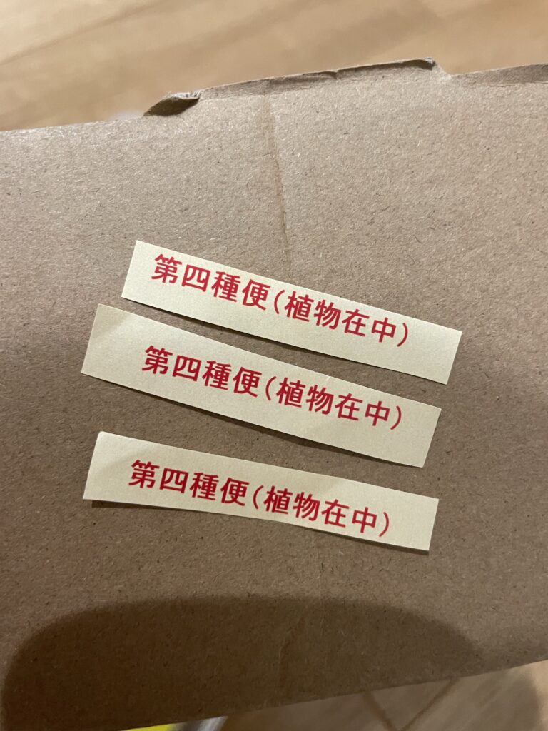 簡単5分で完成！植物を全国どこでも発送できる第四種郵便のペット