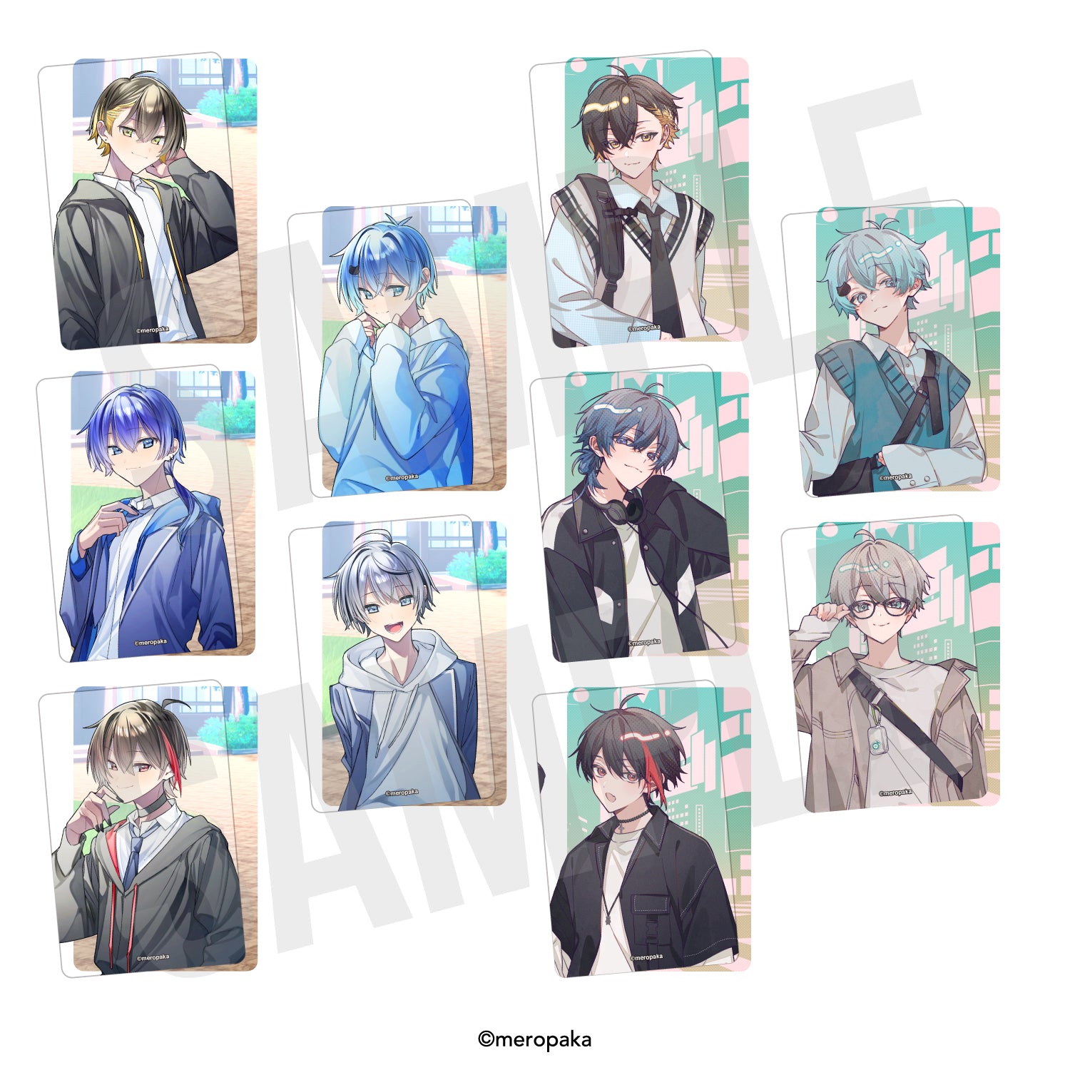 8月中旬以降順次発送予定】めろぱかランダムクリアカード