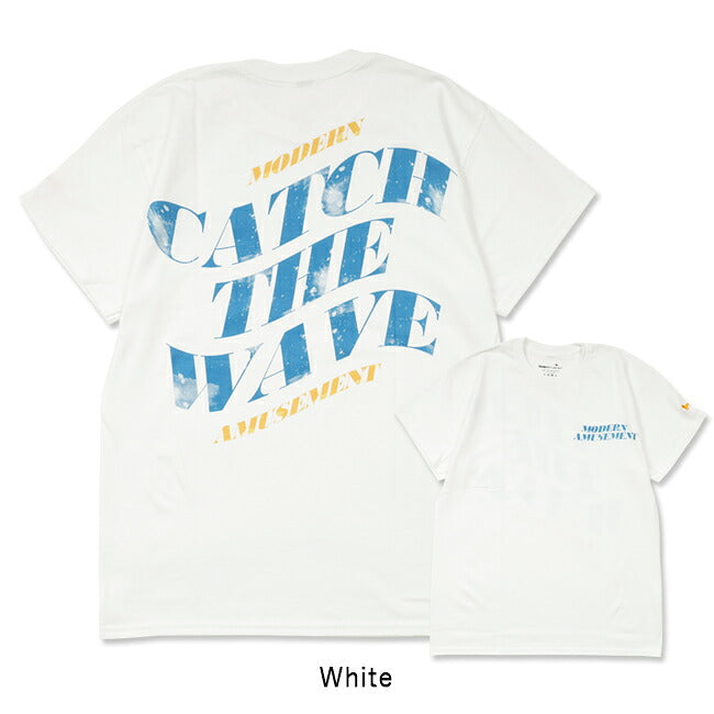 Modern Amusement モダンアミューズメント 別注 S/S Wave Logo Tee