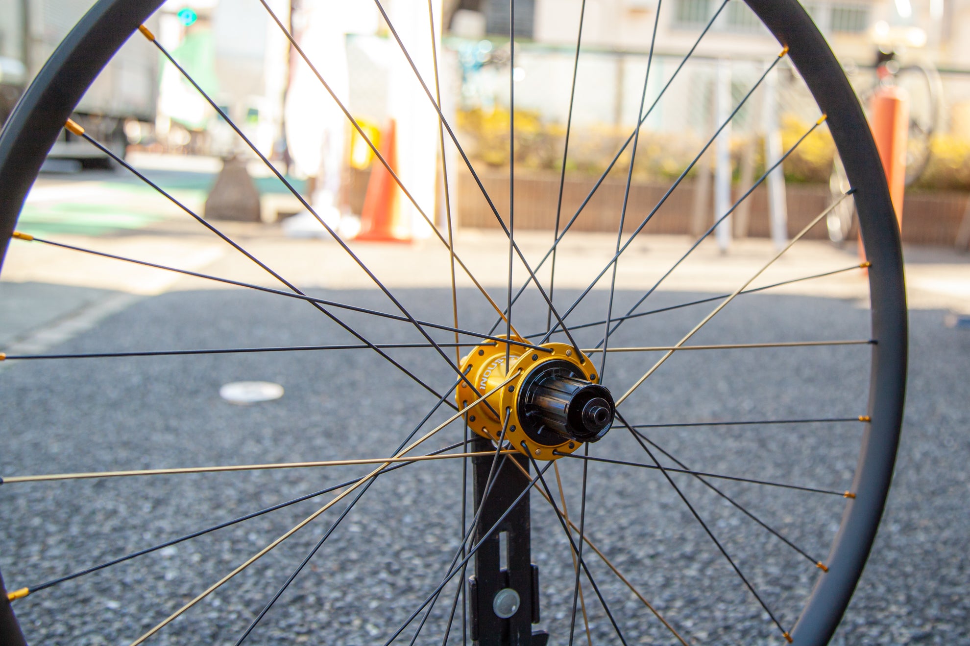 手組みホイール】i9(インダストリーナイン)ハブ・DTSWISSリム 前後