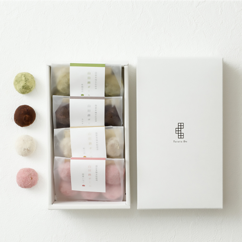 ハニーマザー』の米粉のスイーツ 山田錦 ボール 【箱入り4種アソート