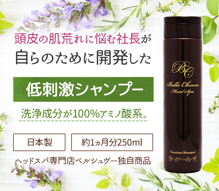 商品詳細 ベルシュヴー「洗浄成分100%アミノ酸」低刺激シャンプー