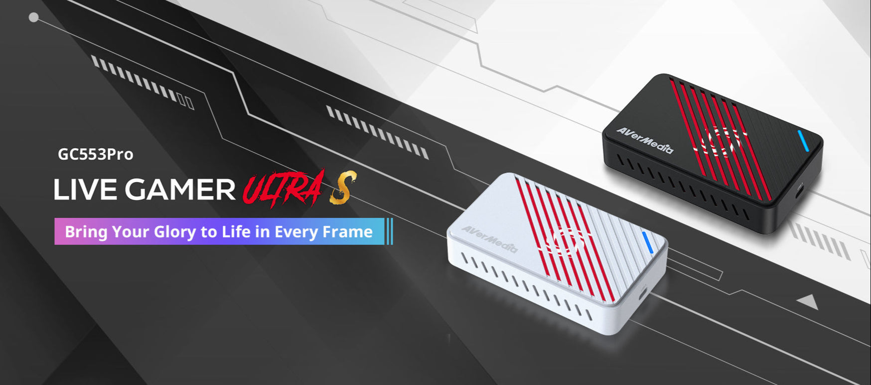 GC553 PRO Live Gamer ULTRA S 4K HDMI Capture Card for Gaming-White