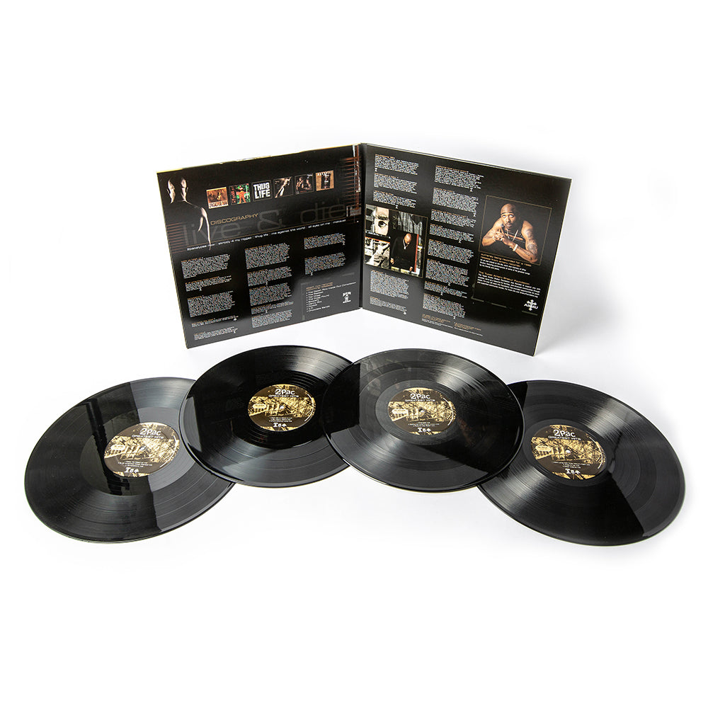 2PAC Greatest Hits - Black 4LP - 2PAC Official Store