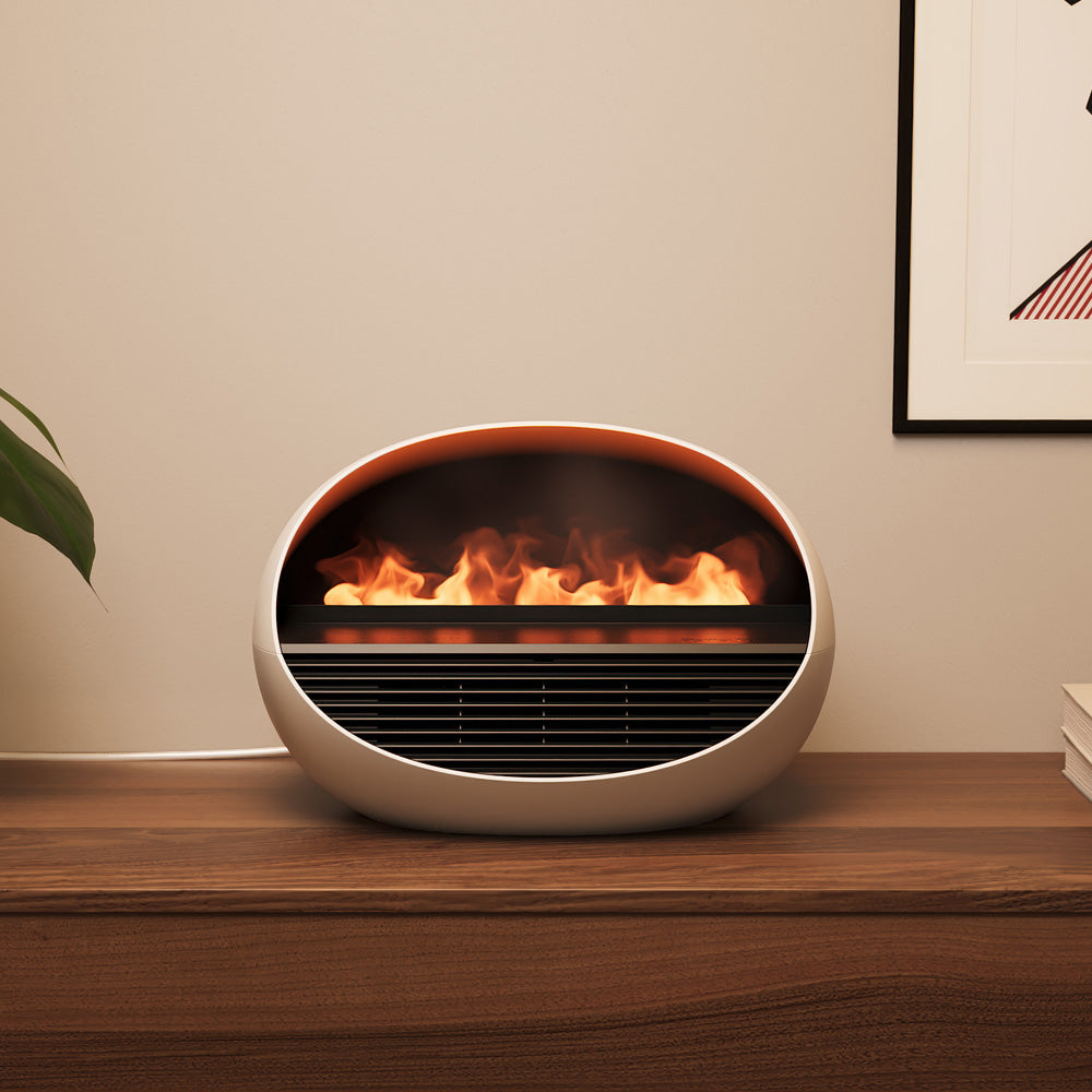 ファンヒーター・電気暖炉・アロマディフューザー3つの機能を凝縮した