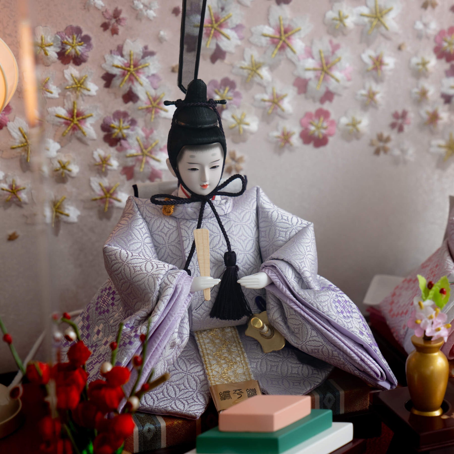 あかね 人形ケース 吉徳大光 七宝｜雛人形 お雛様 コンパクトで