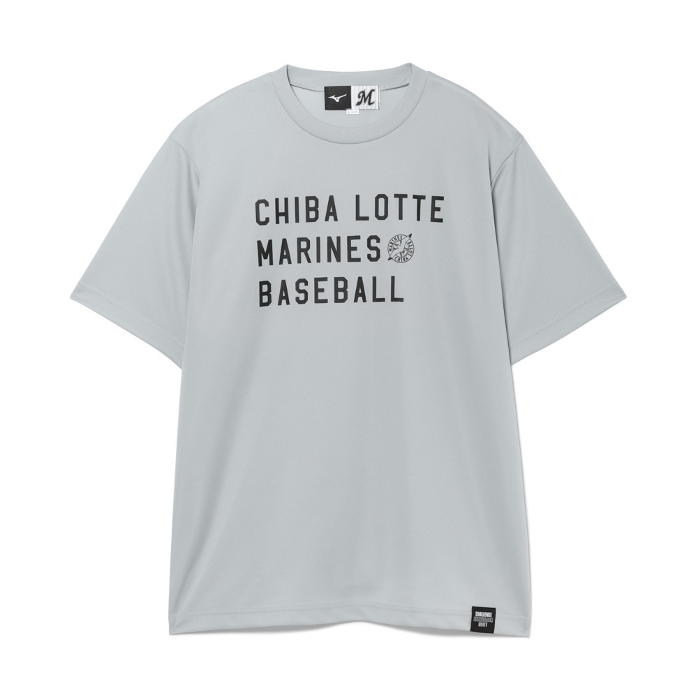 ミズノレプリカ プラクティスTシャツ(グレー)/マリーンズオンライン